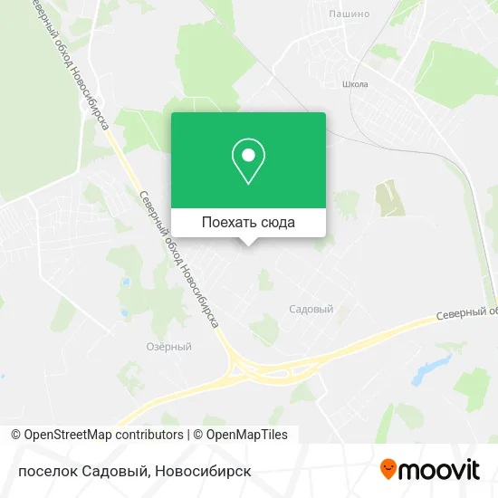 Карта поселок Садовый