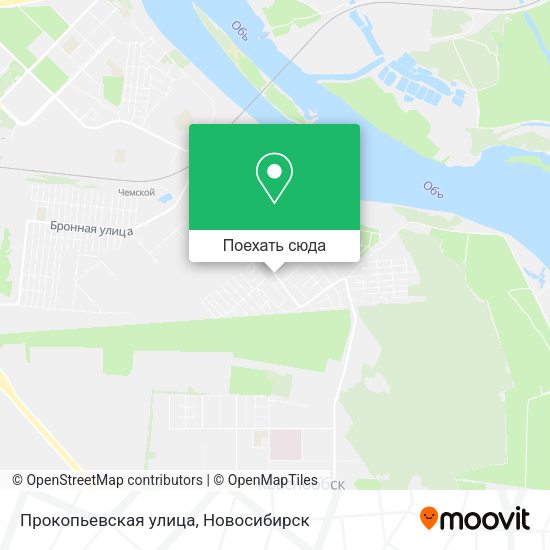 Карта Прокопьевская улица