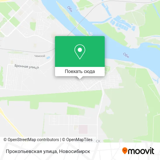 Карта Прокопьевская улица