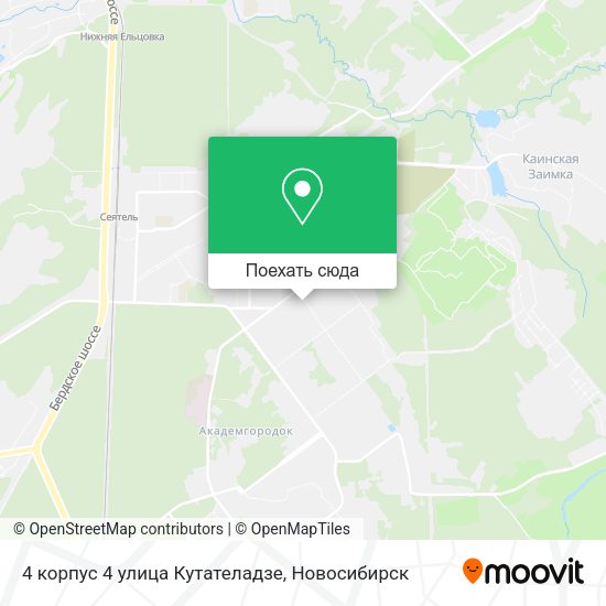 Карта 4 корпус 4 улица Кутателадзе