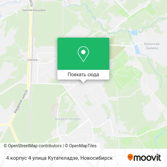 Карта 4 корпус 4 улица Кутателадзе