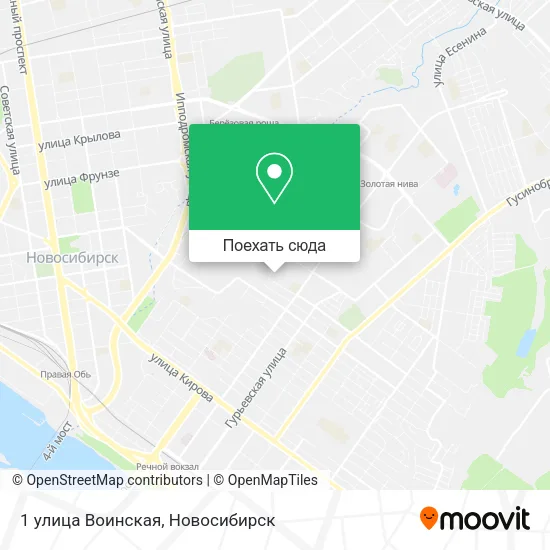 Карта 1 улица Воинская