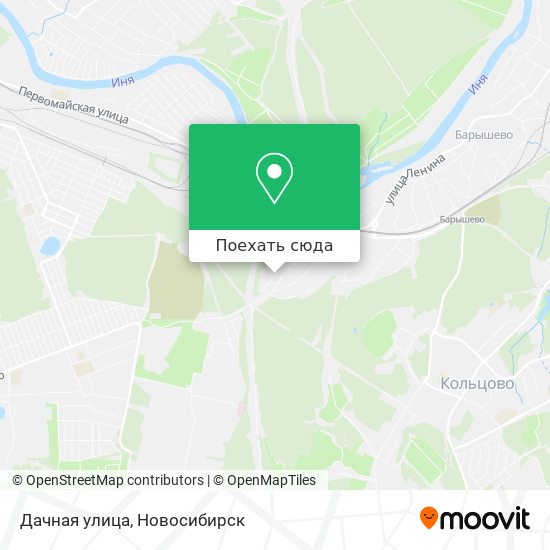 Карта Дачная улица