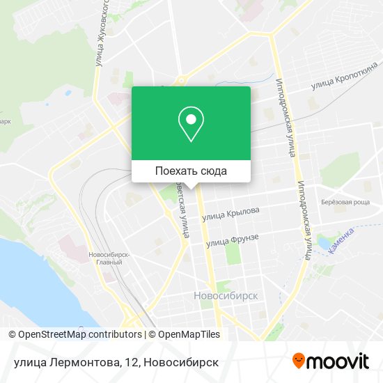 Карта улица Лермонтова, 12