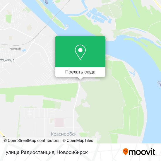 Карта улица Радиостанция
