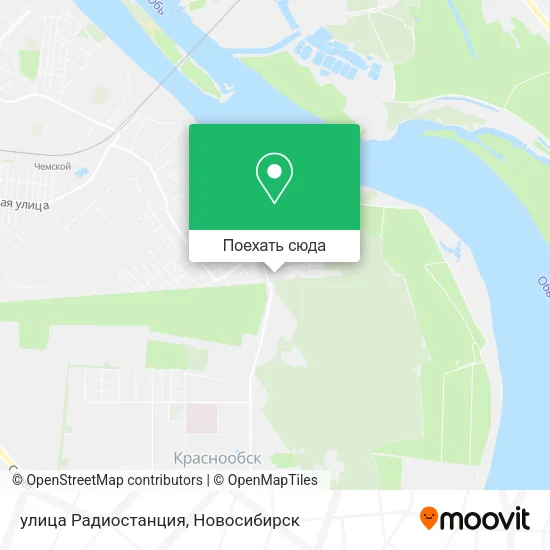 Карта улица Радиостанция