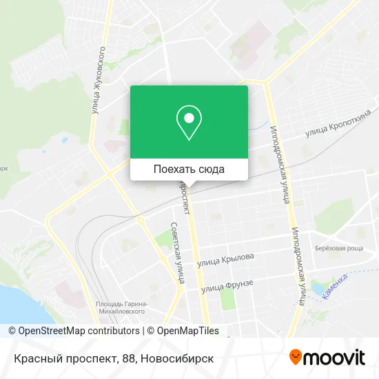 Карта Красный проспект, 88