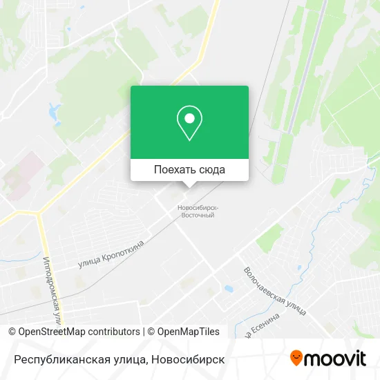 Карта Республиканская улица