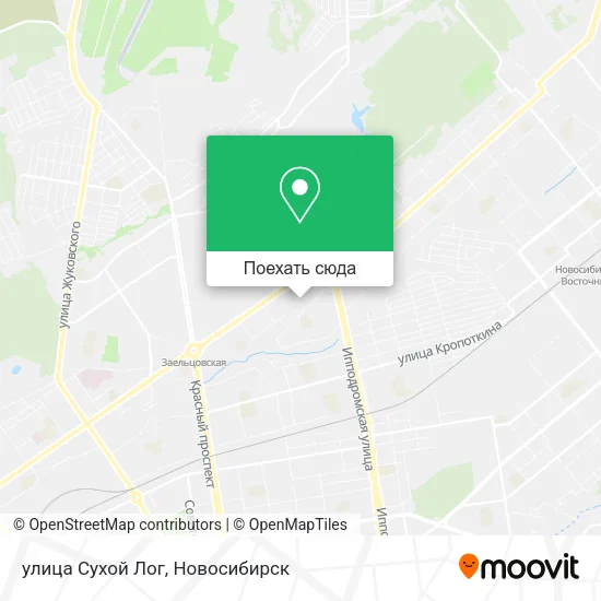 Карта улица Сухой Лог