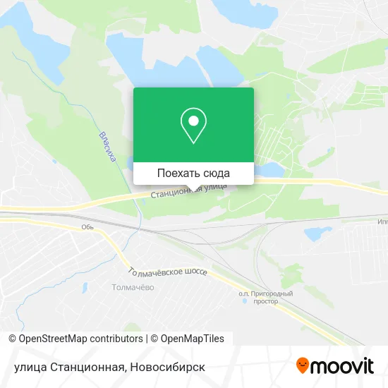 Карта улица Станционная