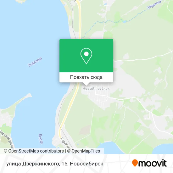 Карта улица Дзержинского, 15