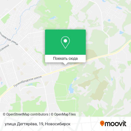Карта улица Дегтярёва, 19