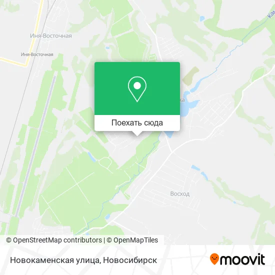 Карта Новокаменская улица