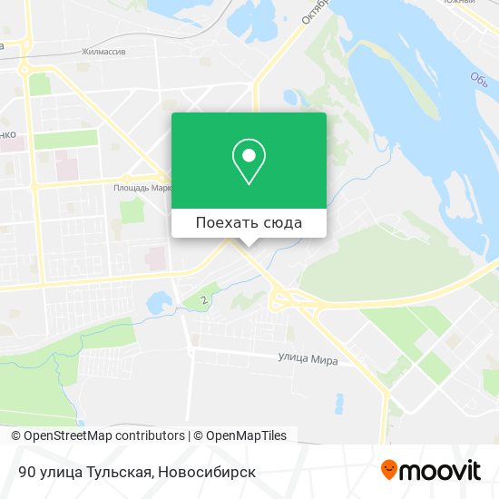 Карта 90 улица Тульская