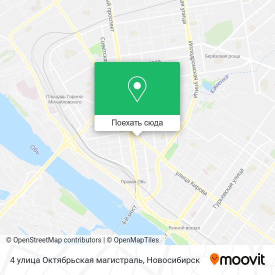Карта 4 улица Октябрьская магистраль