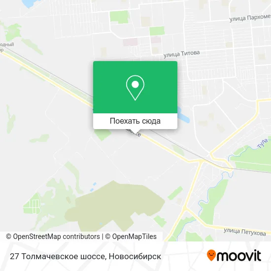 Карта 27 Толмачевское шоссе