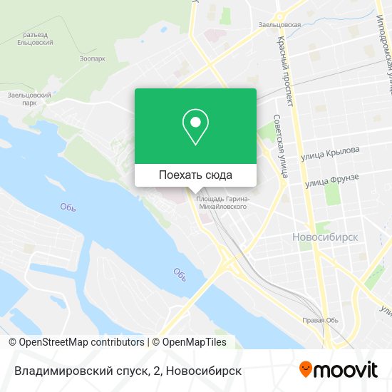 Карта Владимировский спуск, 2