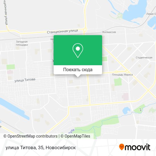 Карта улица Титова, 35