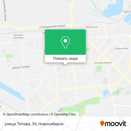 Карта улица Титова, 35