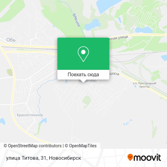 Карта улица Титова, 31