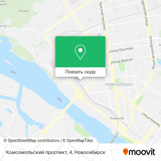 Карта Комсомольский проспект, 4