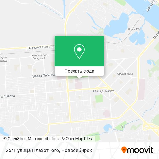 Карта 25/1 улица Плахотного