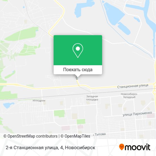Карта 2-я Станционная улица, 4
