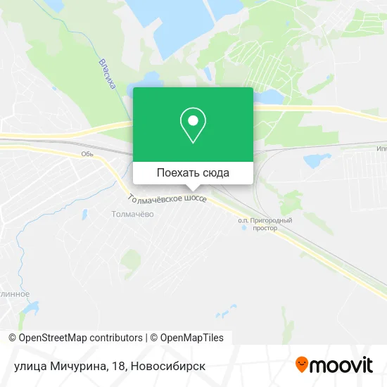 Карта улица Мичурина, 18