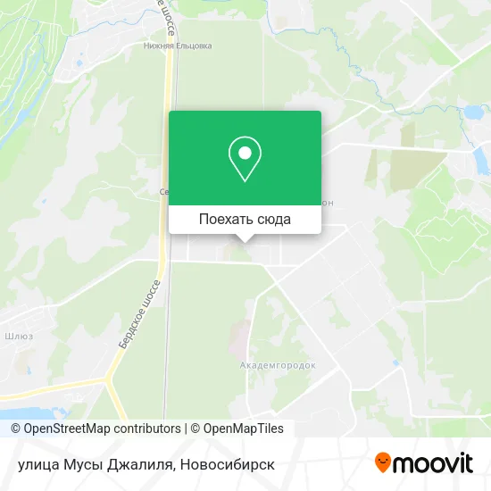 Карта улица Мусы Джалиля
