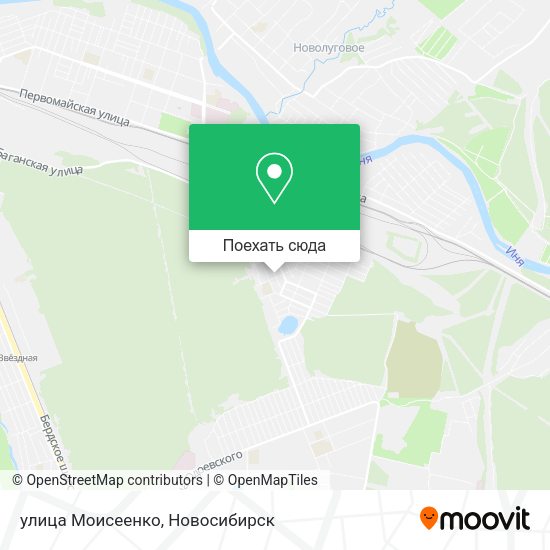 Карта улица Моисеенко