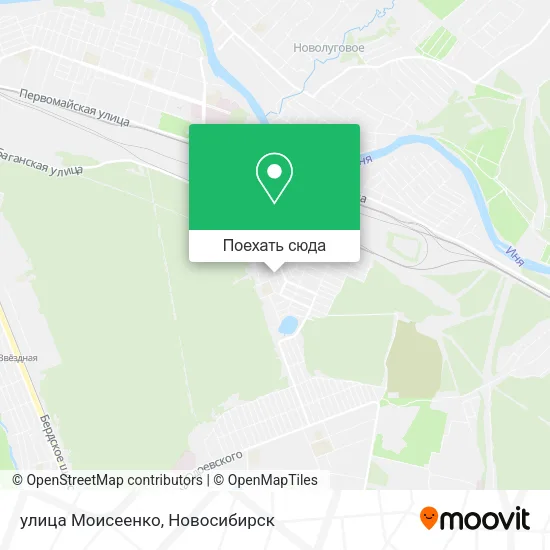 Карта улица Моисеенко