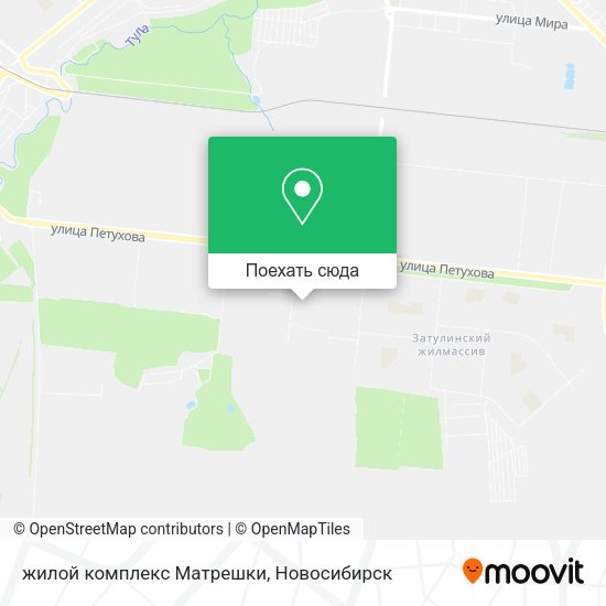 Карта жилой комплекс Матрешки