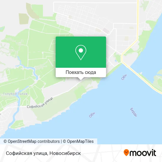 Карта Софийская улица