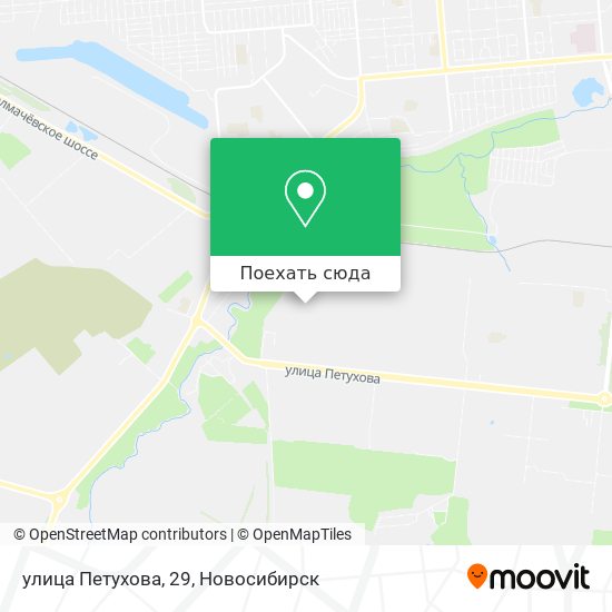 Карта улица Петухова, 29