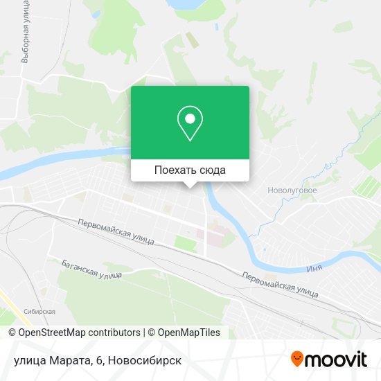 Карта улица Марата, 6