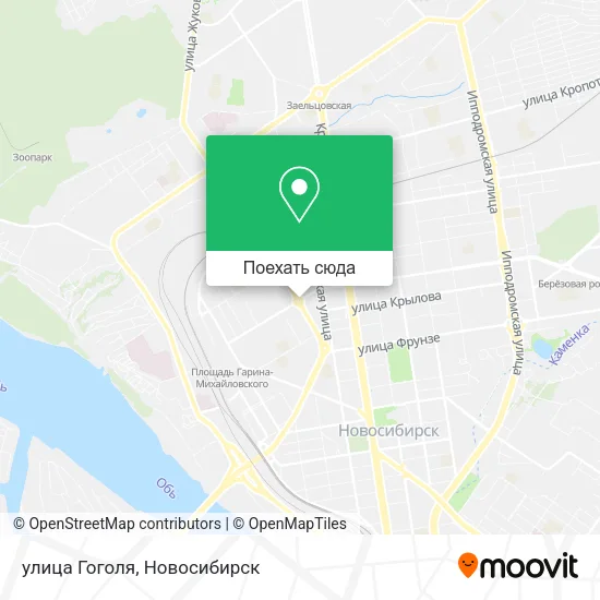 Карта улица Гоголя