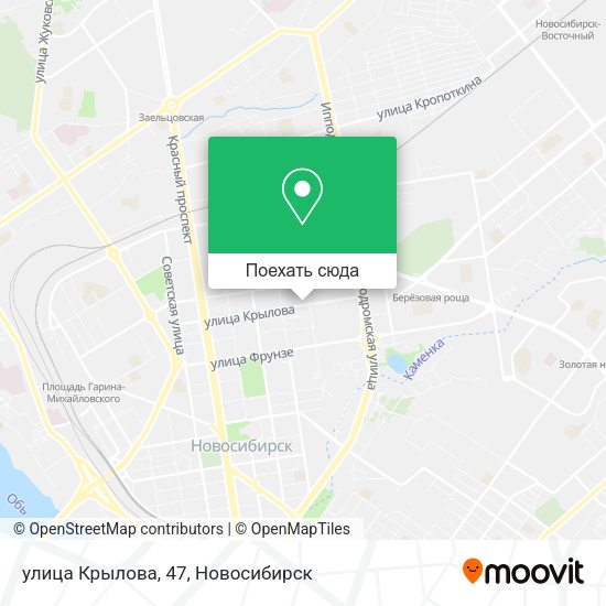 Карта улица Крылова, 47