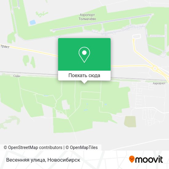 Карта Весенняя улица