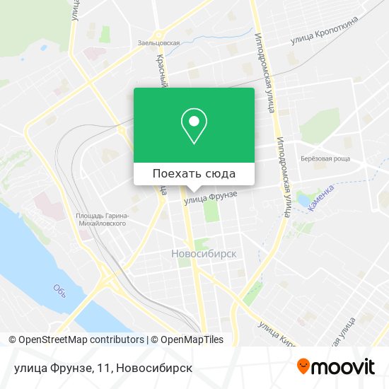 Карта улица Фрунзе, 11