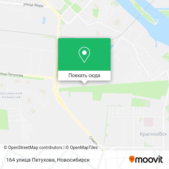 Карта 164 улица Петухова