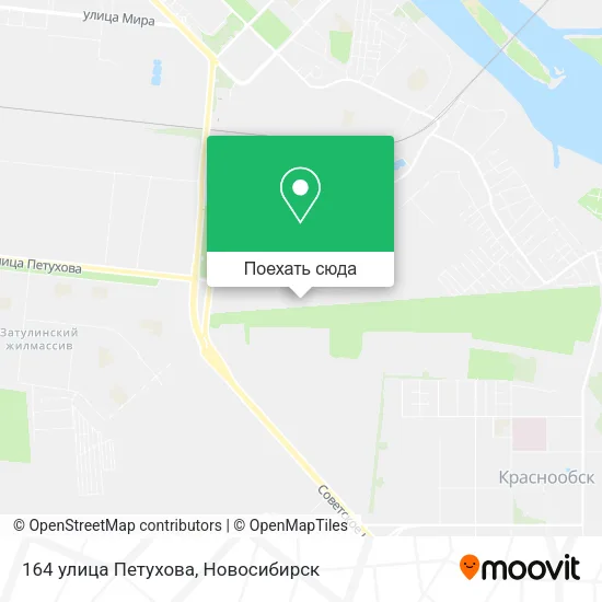 Карта 164 улица Петухова