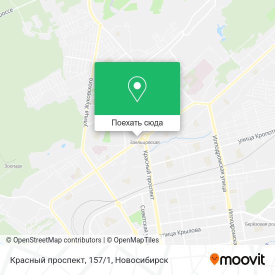 Карта Красный проспект, 157/1