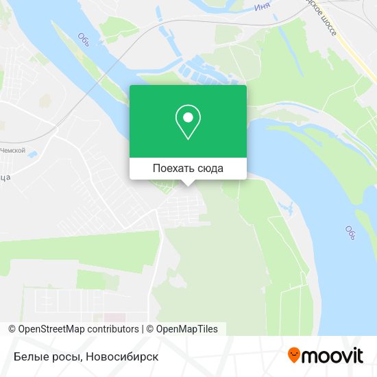 Карта Белые росы