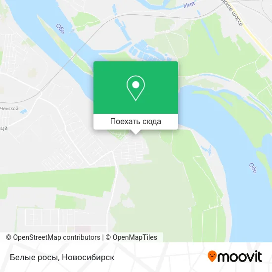 Карта Белые росы