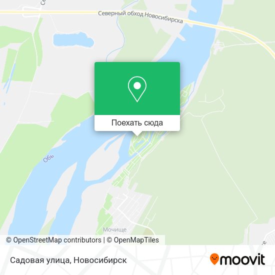 Карта Садовая улица