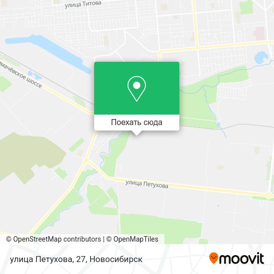 Карта улица Петухова, 27