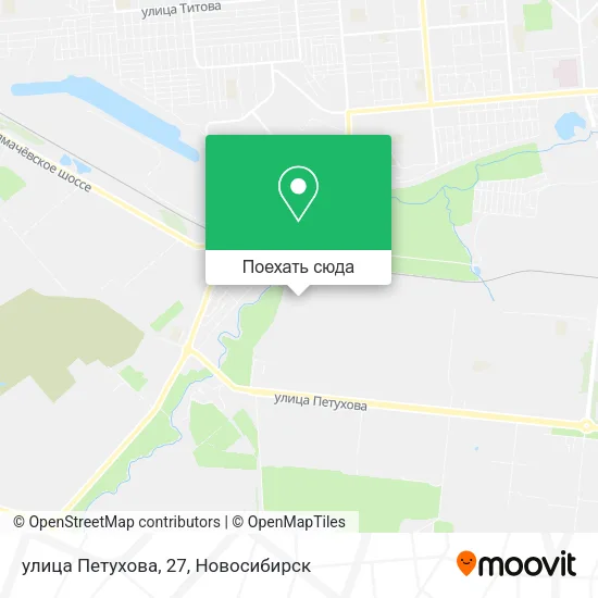 Карта улица Петухова, 27