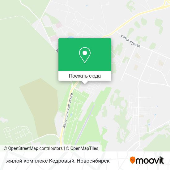 Карта жилой комплекс Кедровый