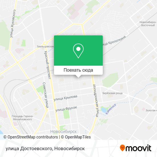 Карта улица Достоевского