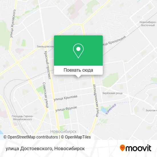 Карта улица Достоевского